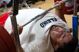 تمرین تیم ملی وزنه‌برداری معلولان