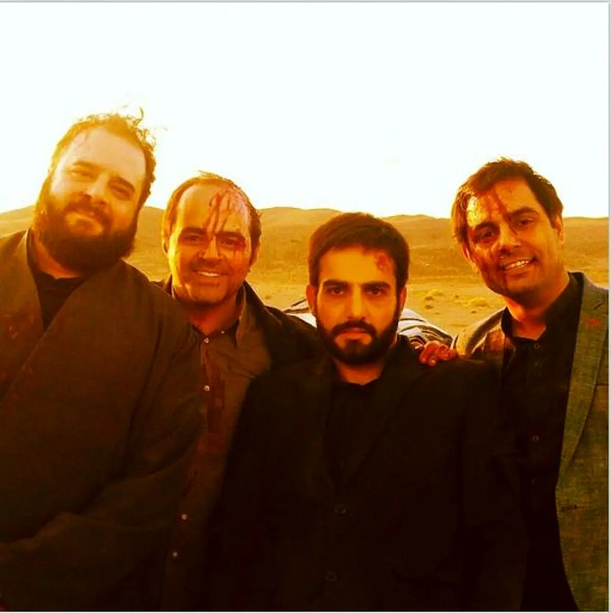 بازیگران پرده نشین بعد از تصادف مرگبار/ عکس