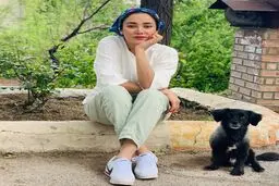 رونمایی بهاره افشاری از سگش بعد از 8 سال! + عکس