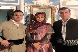 شبنم قلی خانی با لباس زیبای کردی + عکس