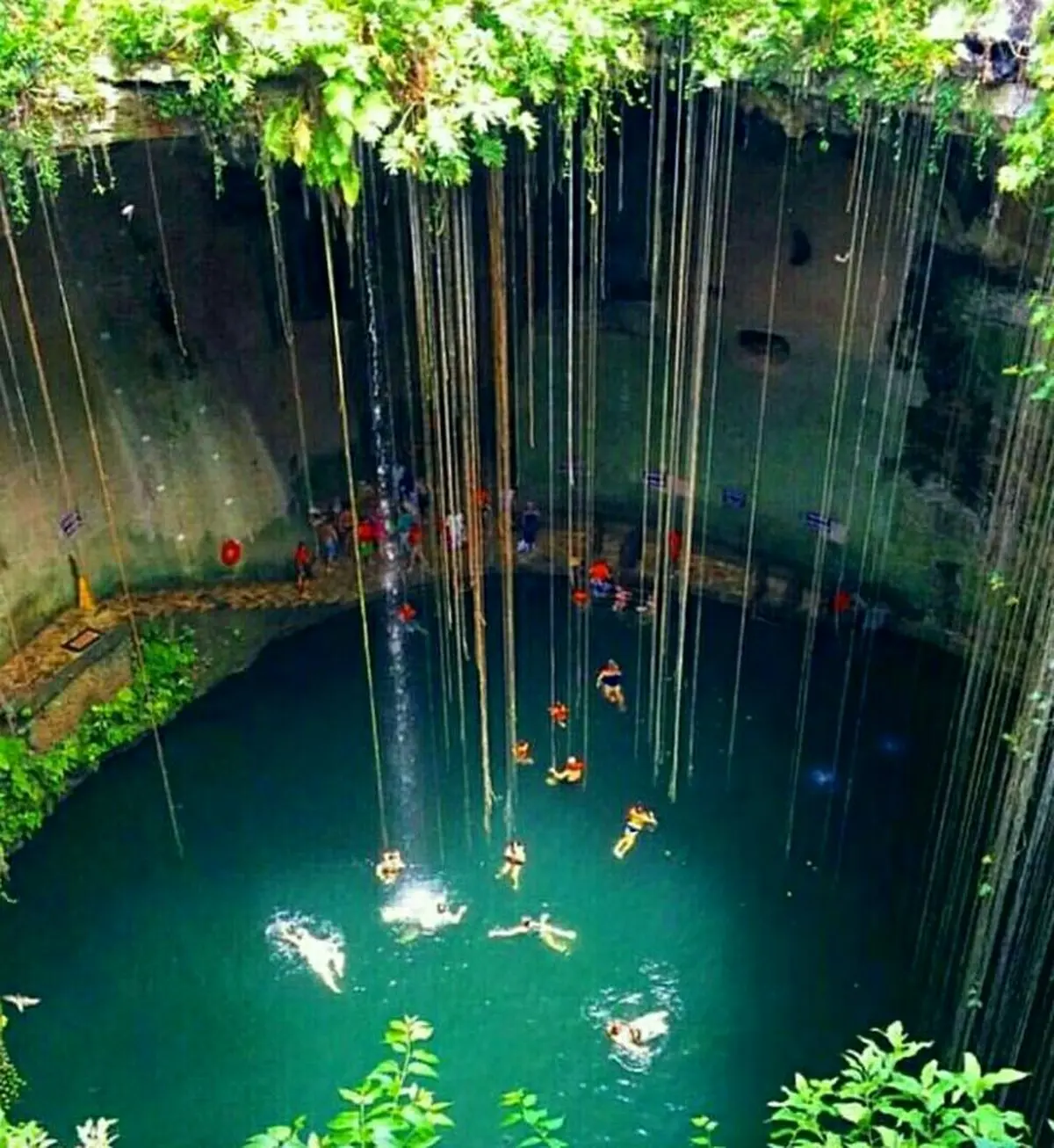 زیبایی حیرت انگیز گودال های طبیعی مکزیک/ عکس