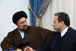 عراقچی و سید حسن در یک قاب/عکس