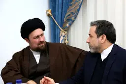 عراقچی و سید حسن در یک قاب/عکس