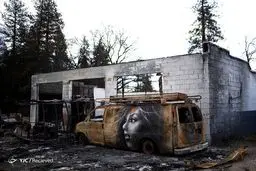 بهشتی که ازش تنها خاکستر ماند/ تصاویر