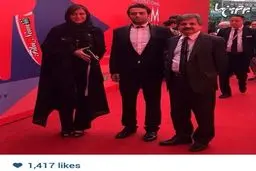 مصطفی زمانی و مهتاب کرامتی در فرش قرمز جشنواره فیلم شانگهای/عکس