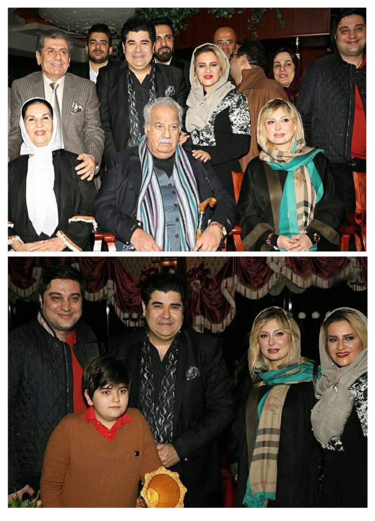 دورهمی هنرمندان در شب تولد سالار عقیلی/عکس