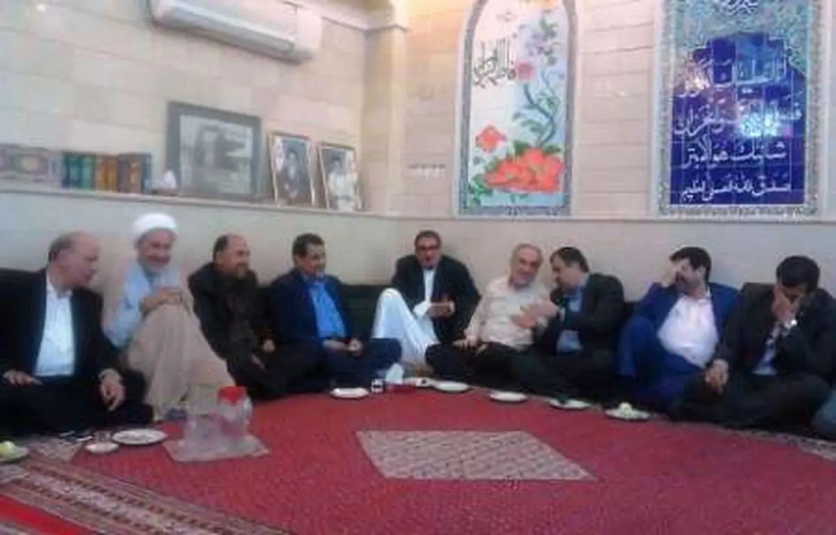 دیدار عیدانه دبیر شورای عالی امنیت ملی در اهواز