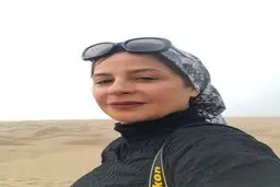 سلفی خانم بازیگر در دل کویر