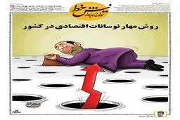 روش مهار نوسانات اقتصادی در کشور / کاریکاتور