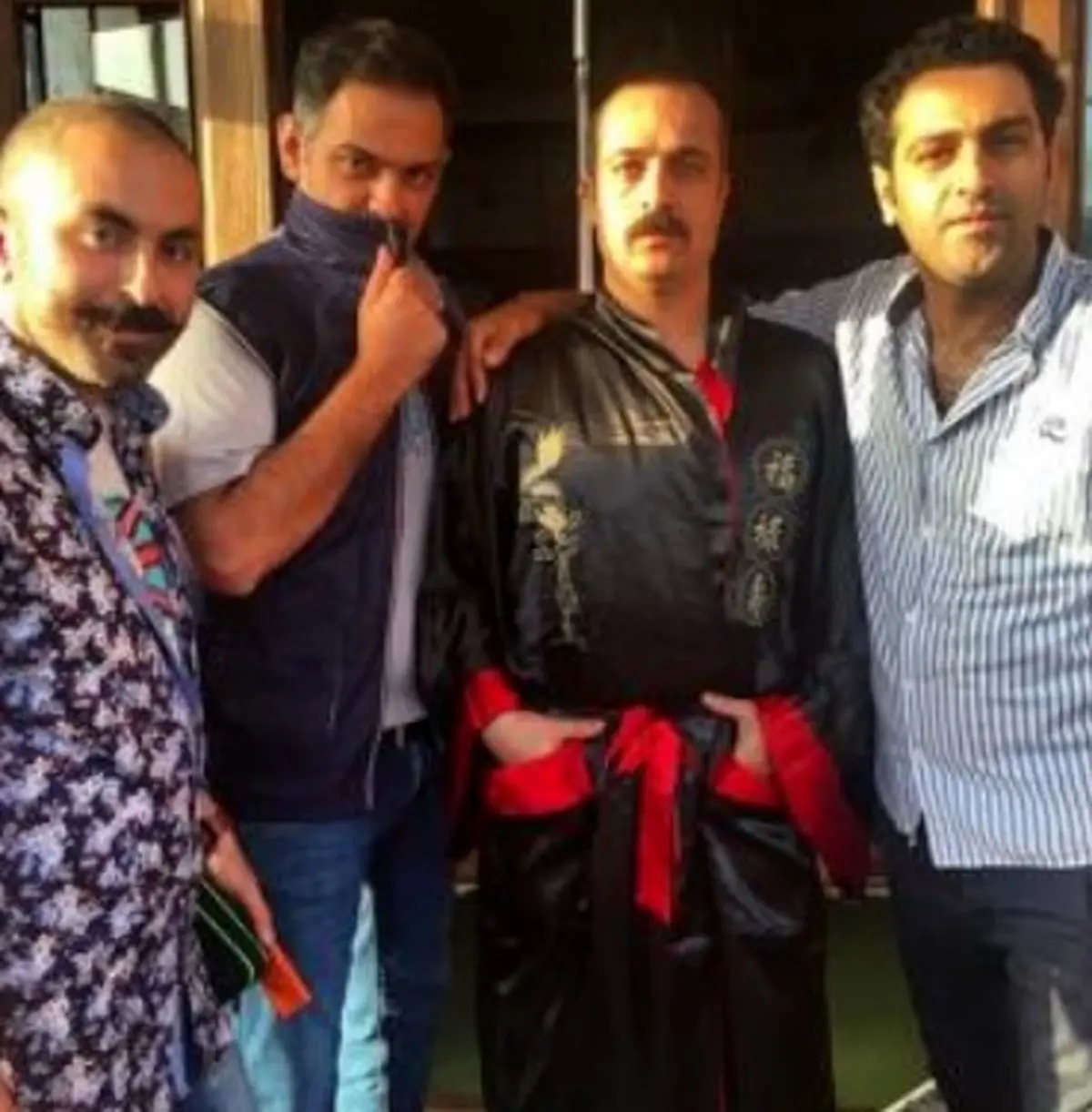 «احمد مهران فر» قبل از گريم «پايتخت 4»/ عکس