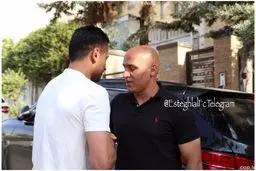 اولین برخورد علی منصور با ستاره استقلال پس از تمدید+عکس