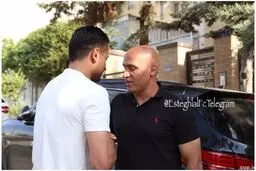 اولین برخورد علی منصور با ستاره استقلال پس از تمدید+عکس