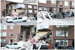 عکس: تصاویری از محل انفجار در شهر لاهه هلند