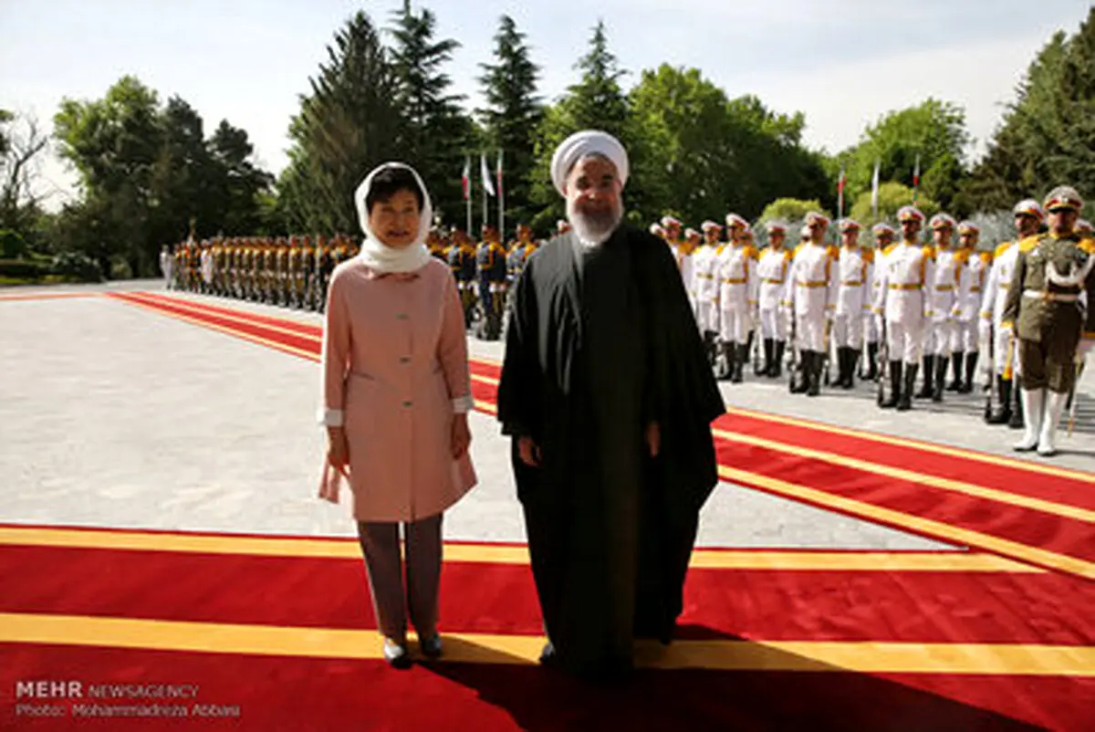 استقبال رسمی روحانی از رئیس‌جمهور کره‌جنوبی/ تصاویر