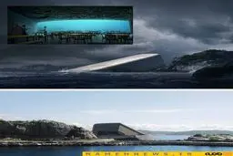 رستورانی که ۵متر زیر دریاست/ عکس