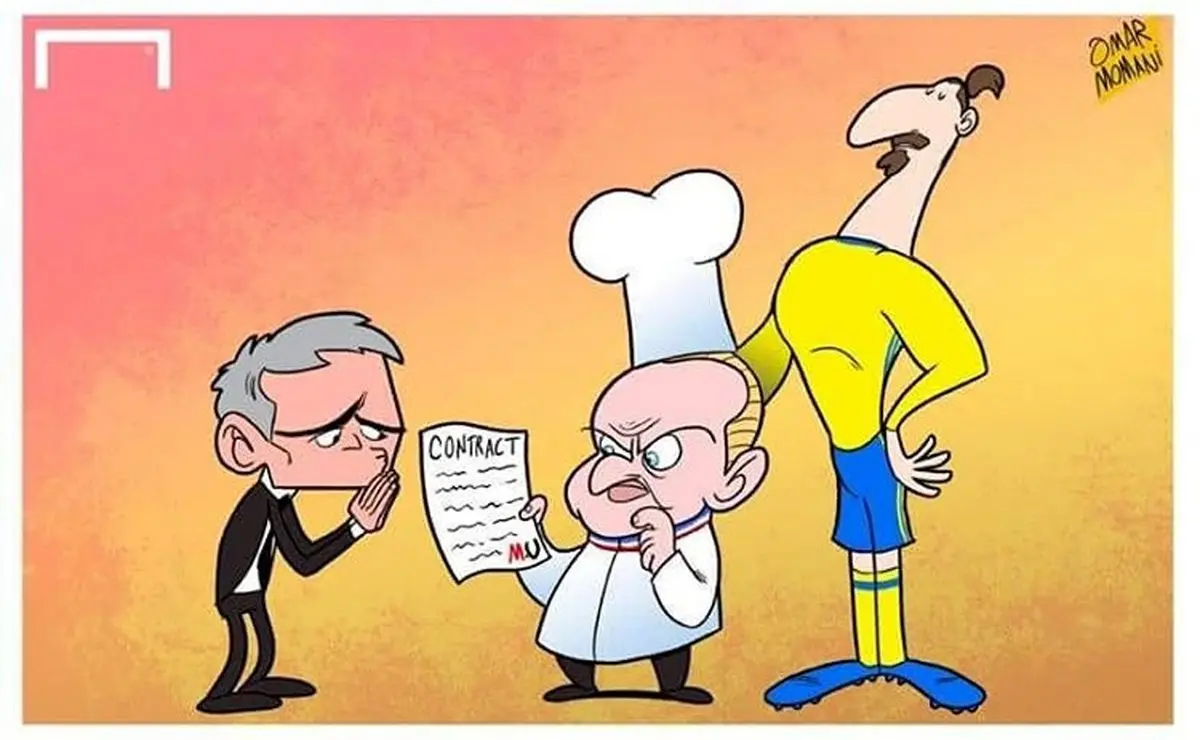 شرط عجیب بازیکن مشهور!/ کاریکاتور