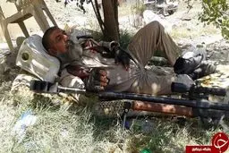 تصویر/تیراندازی که فقط داعشی شکار می کند