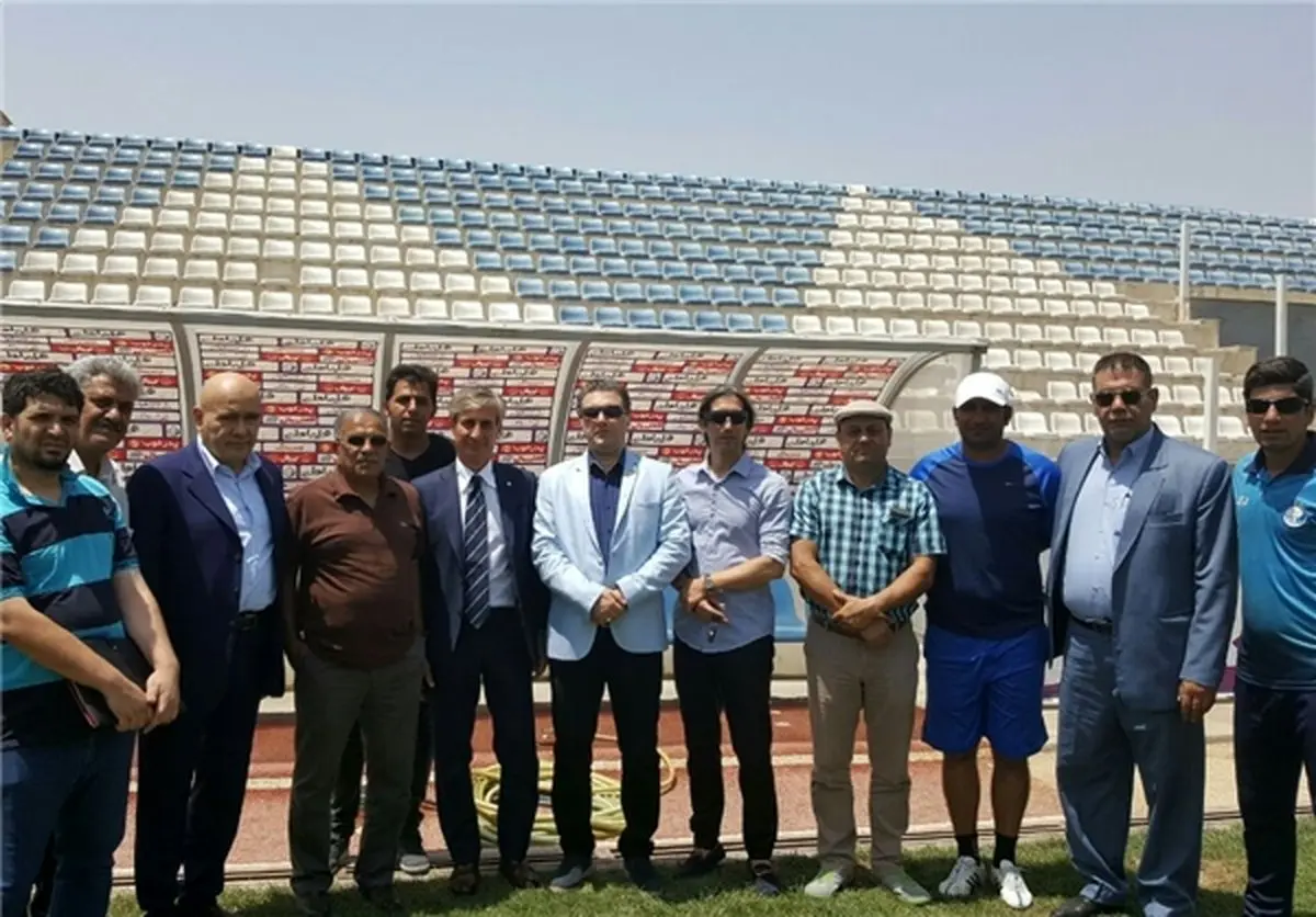 عکس/ حضور مسئول فنی اینترمیلان در آکادمی استقلال