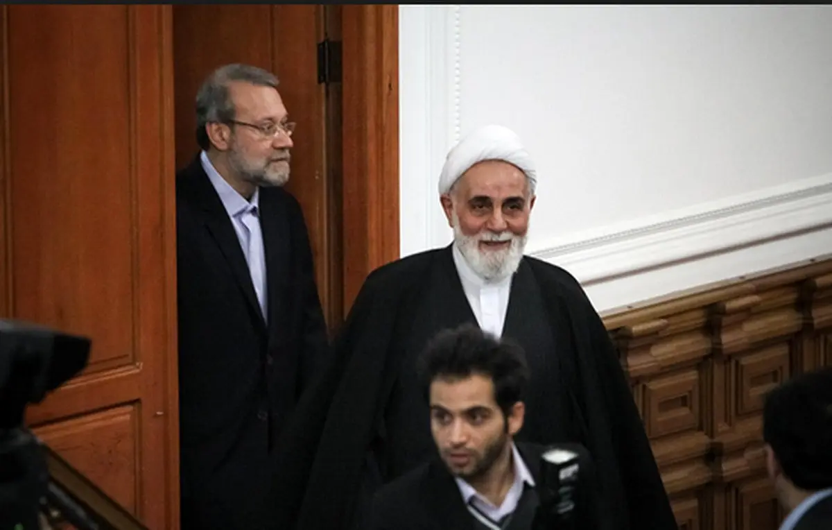 «ناطق‌نوری» و «لاریجانی» تمام قد پشت روحانی ایستادند / آبِ سرد بر پیکر جمنا /«علی آقا» سکوت انتخاباتی‌اش را شکست