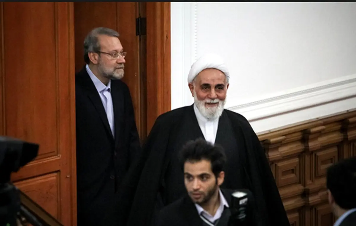 «ناطق‌نوری» و «لاریجانی» تمام قد پشت روحانی ایستادند / آبِ سرد بر پیکر جمنا /«علی آقا» سکوت انتخاباتی‌اش را شکست