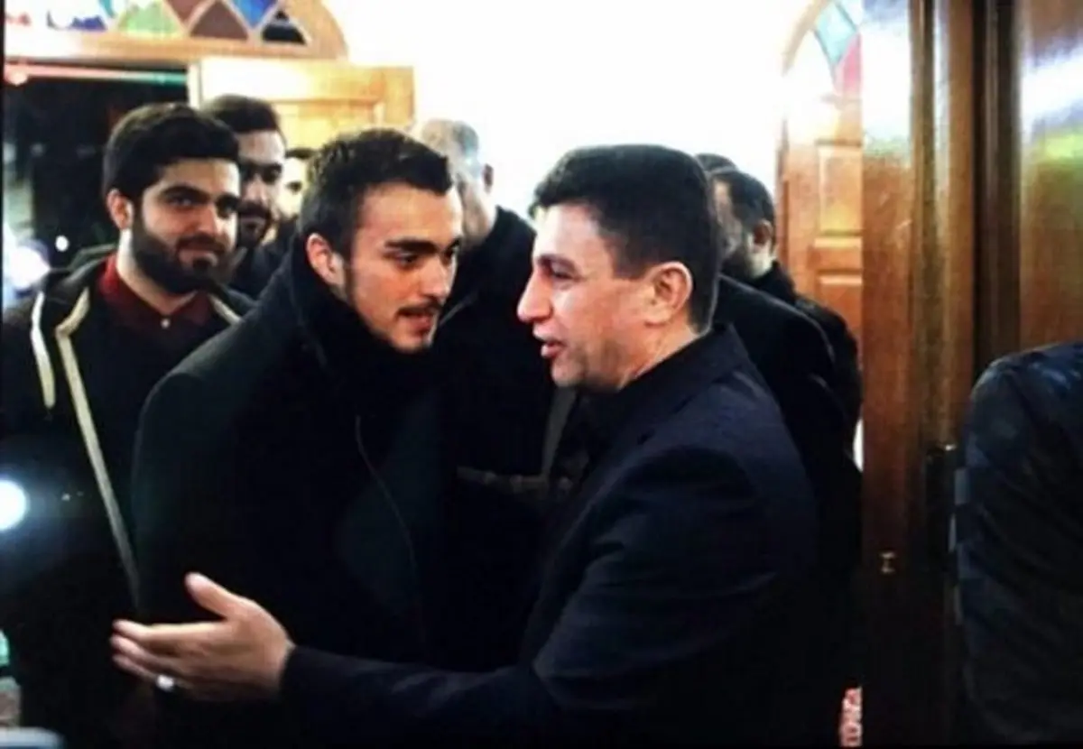 حضور سید احمد خمینی در مراسم اربعین هیات امیر قلعه نویی