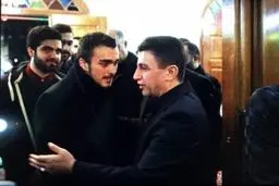 حضور سید احمد خمینی در مراسم اربعین هیات امیر قلعه نویی