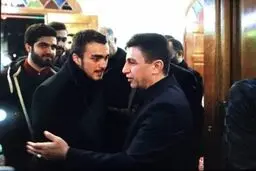 حضور سید احمد خمینی در مراسم اربعین هیات امیر قلعه نویی
