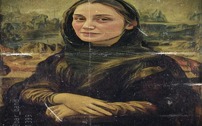 هدیه تهرانی در قاب نقاشی معروف+عکس