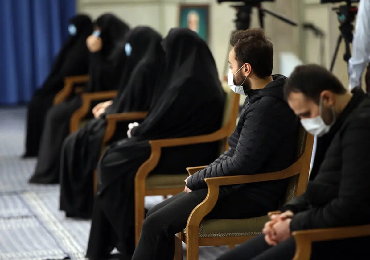 فرزندان سردار شهید سلیمانی در محضر مقام معظم رهبری + عکس