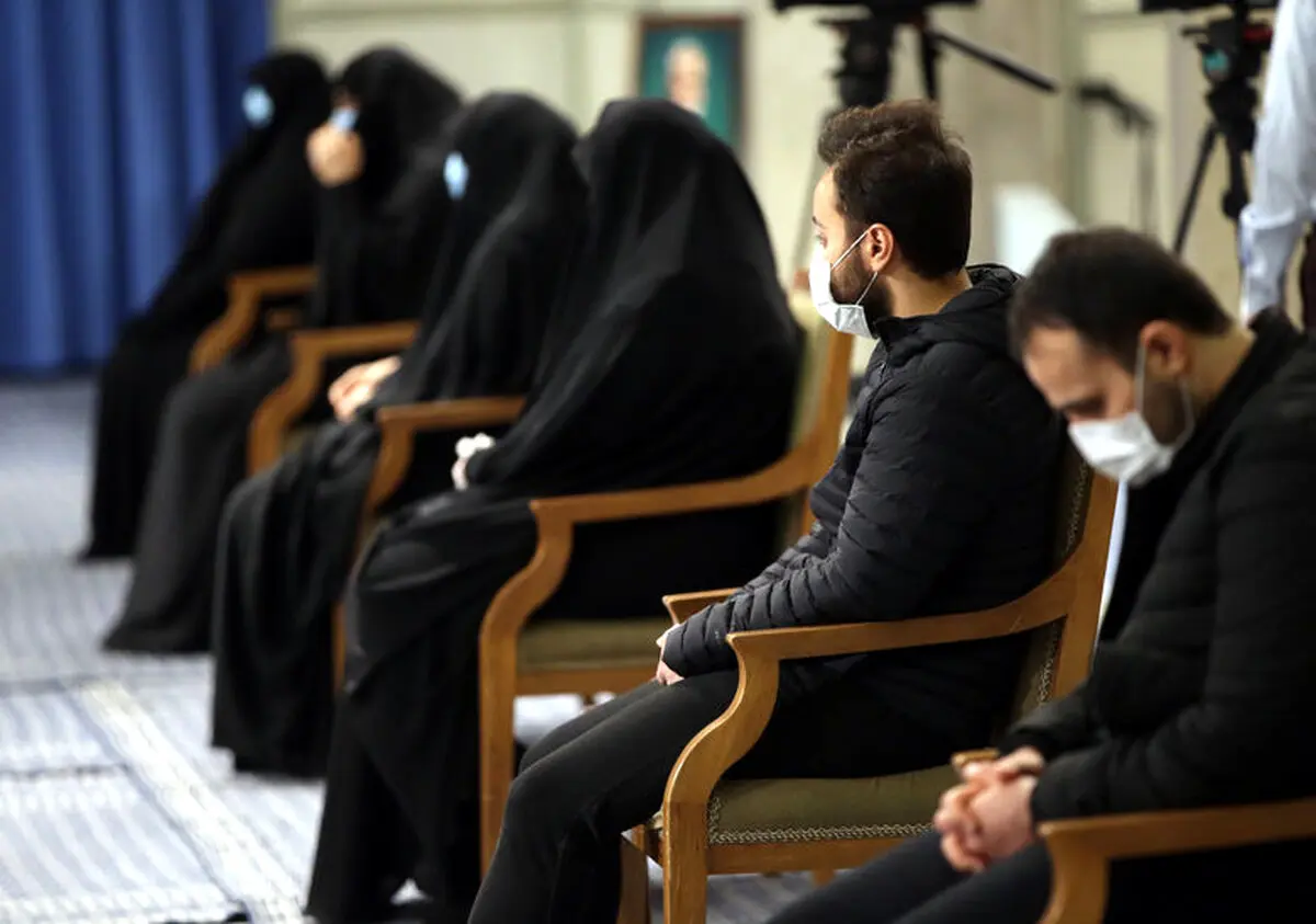 فرزندان سردار شهید سلیمانی در محضر مقام معظم رهبری + عکس
