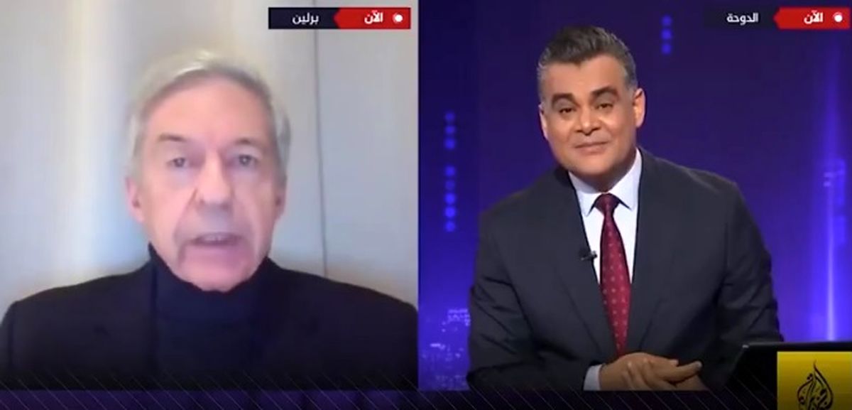 سوال مجری الجزیره از کارشناس اسرائیلی او را فراری داد