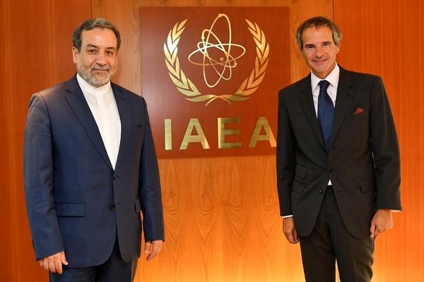 دیدار رافائل گروسی، با سید عباس عراقچی وزیر امور خارجه