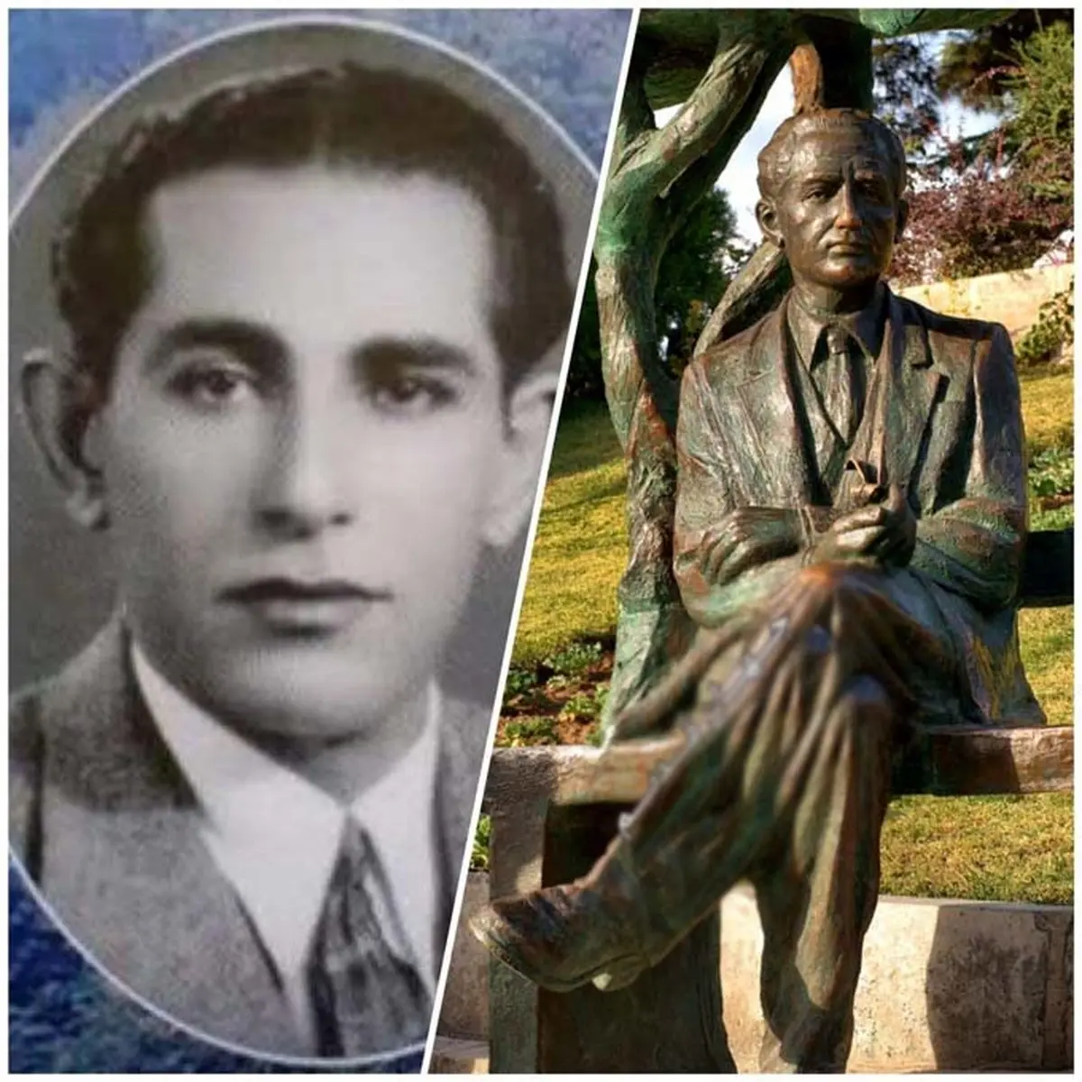 نام و تصویر مردی که چنارهای خیابان مشهور ولیعصر را کاشت