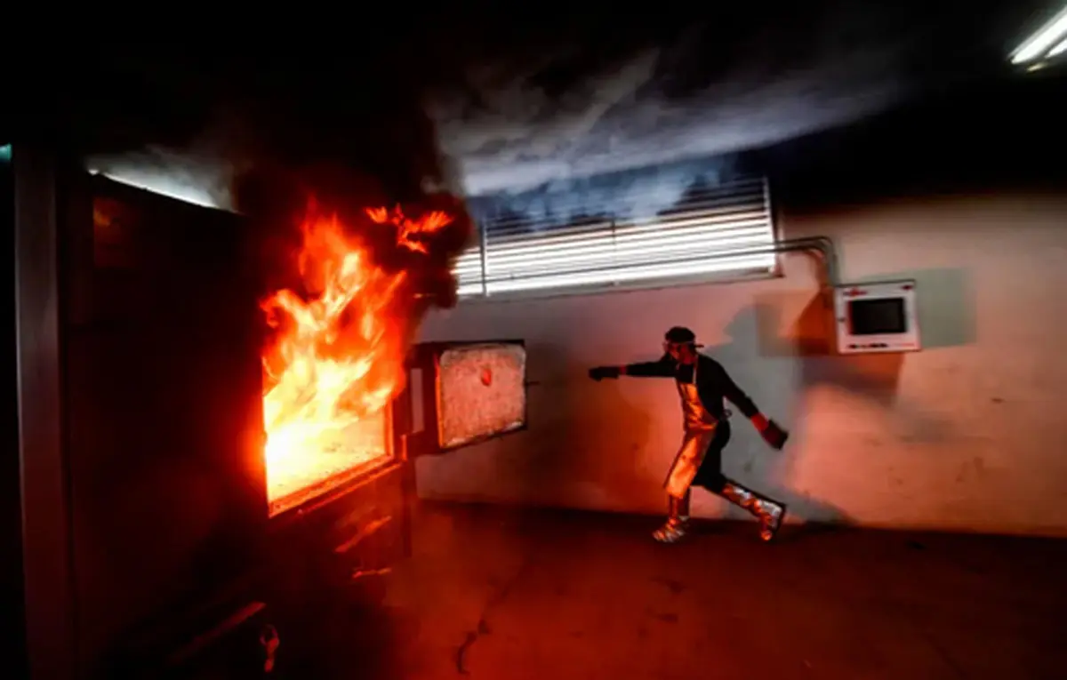 عکسی دیده نشده از یک مرکز سوزاندن اجساد قربانیان کرونا در مکزیک