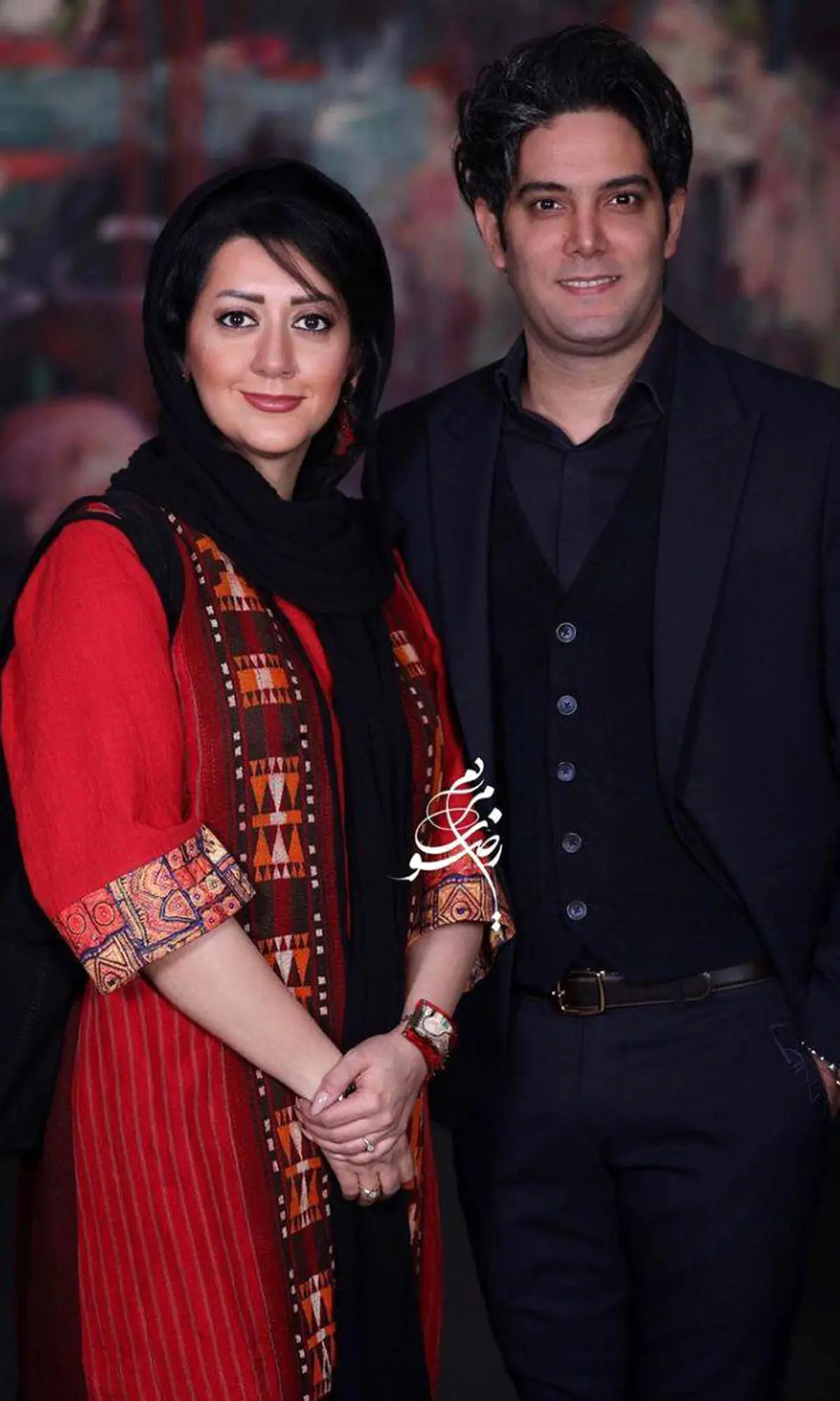 عکس / امیرعلی نبویان و همسرش