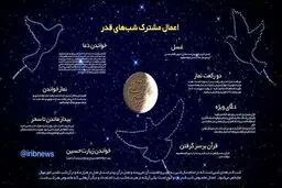 اعمال مشترک شب های قدر  ماه مبارک رمضان + اینفوگرافی