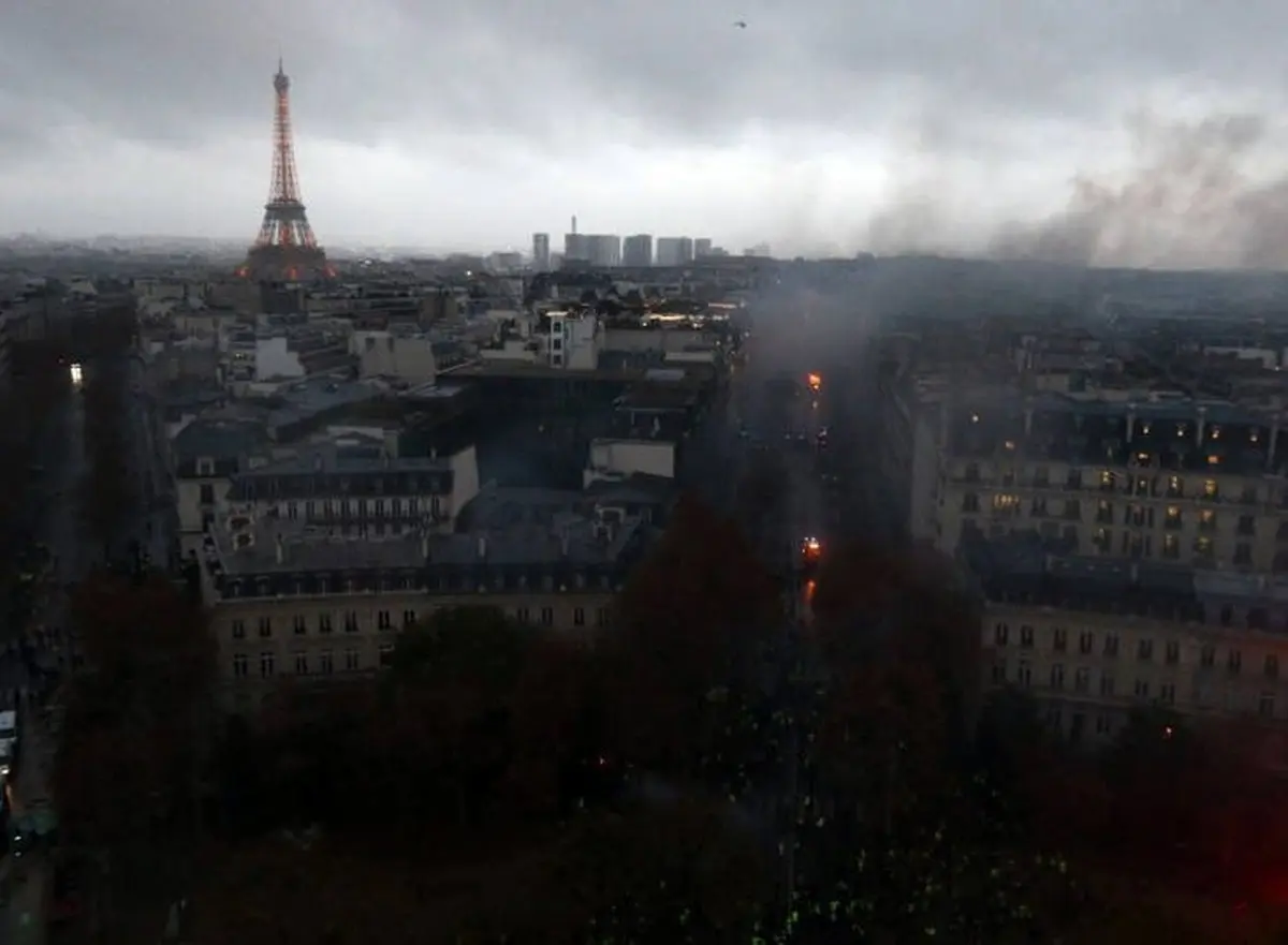 نمایی از شهر جنگ زده «پاریس» / تصاویر