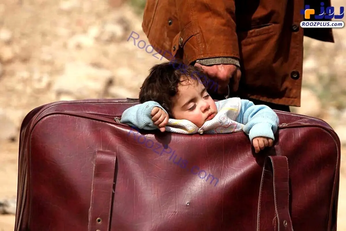تصویر دردناک رویترز از کودک آواره سوری