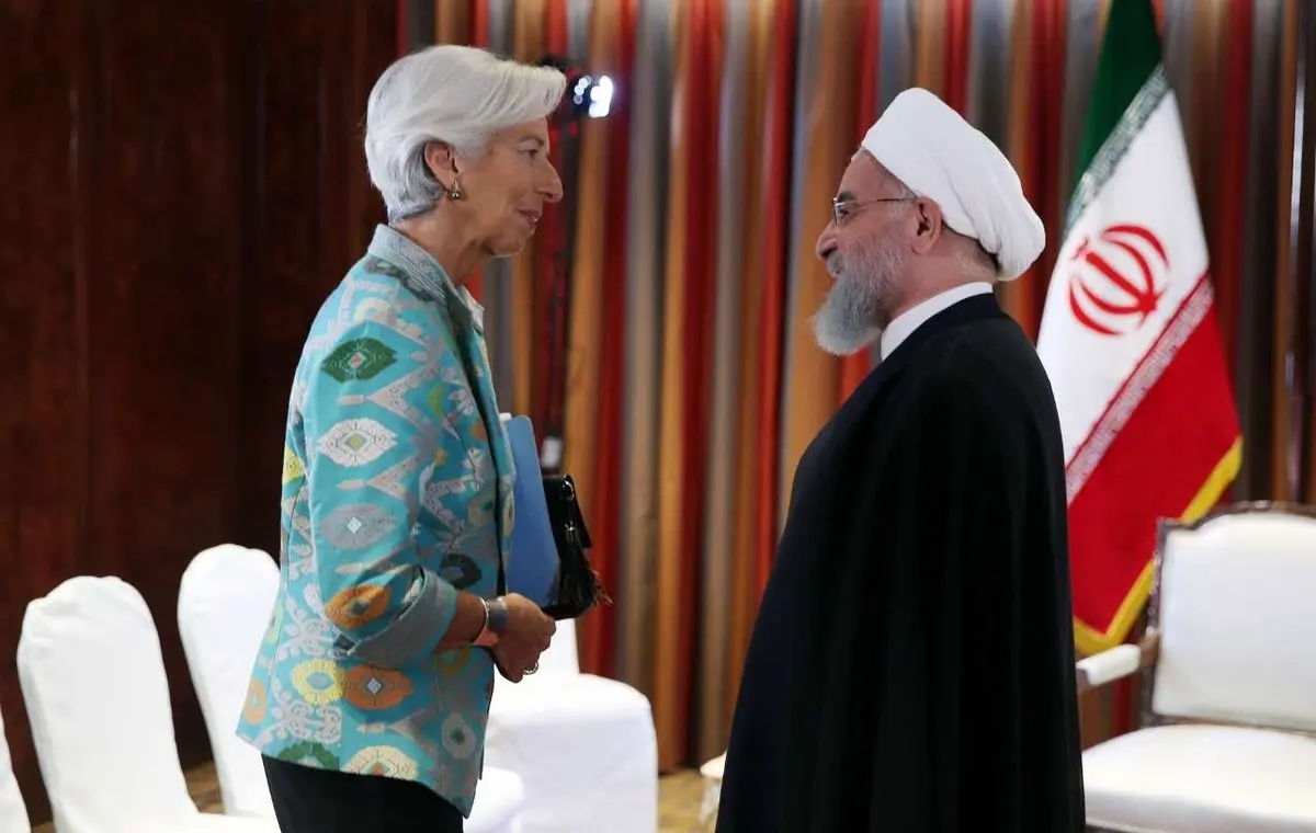 تصاویر دیدار رئیس جمهوراسلامی ایران با «کریستین لاگارد» رییس صندوق بین المللی پول