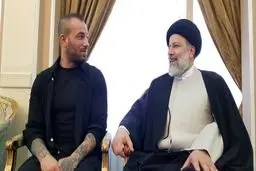 دیدار امیر تتلو با حجت الاسلام رئیسی/ عکس