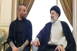 دیدار امیر تتلو با حجت الاسلام رئیسی/ عکس