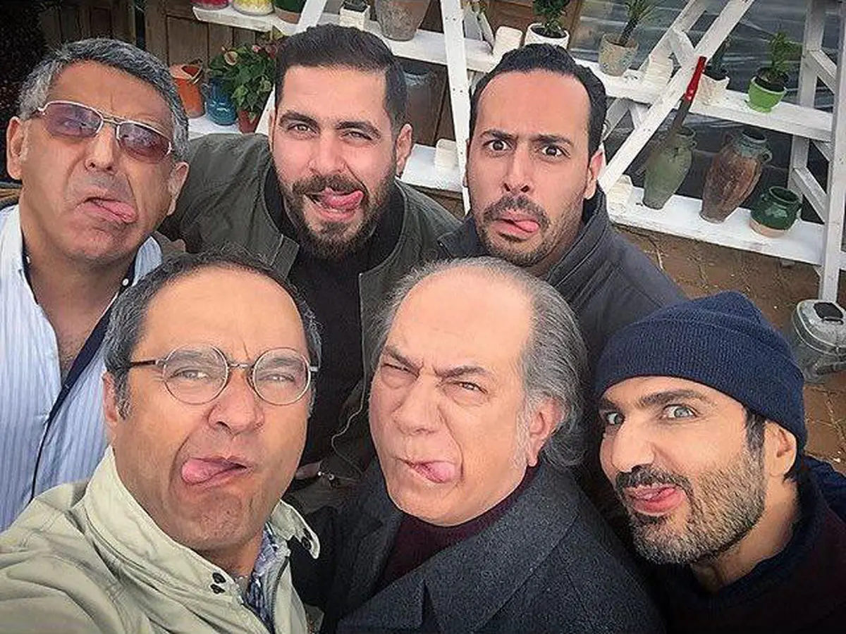 یک عکس عجیب از رامبد جوان، فروتن، آتیلا پسیانی و ...