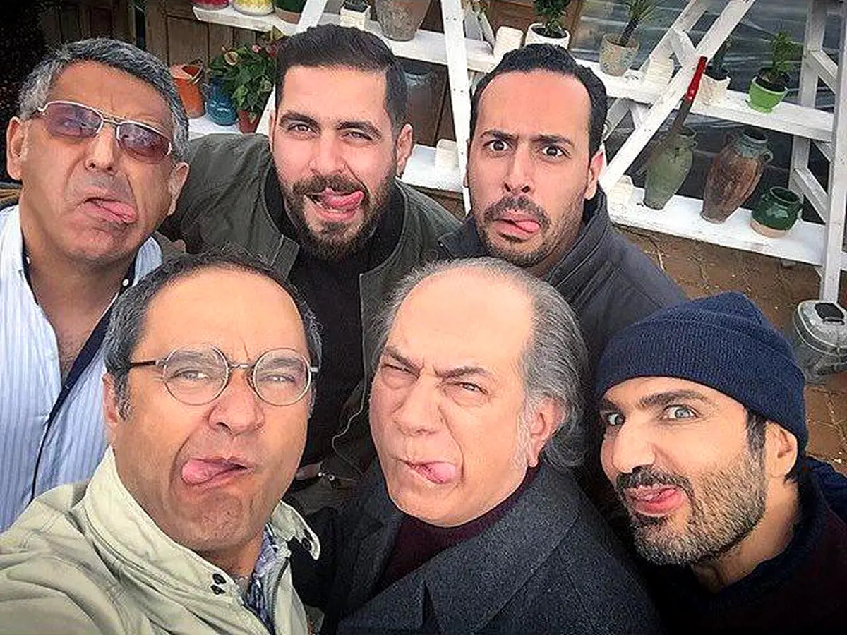 یک عکس عجیب از رامبد جوان، فروتن، آتیلا پسیانی و ...
