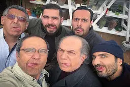یک عکس عجیب از رامبد جوان، فروتن، آتیلا پسیانی و ...