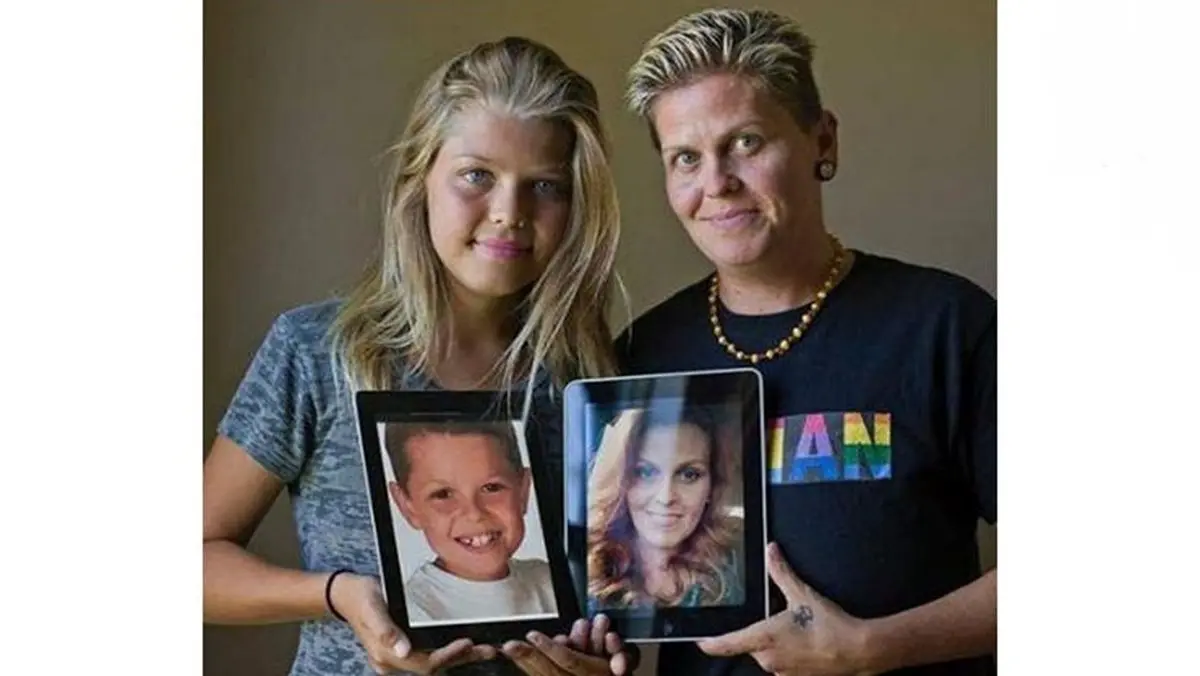 مادر و پسری که الان پدر و دختر هستند! + عکس