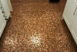 خانه ای با کفپوش سکه!/تصاویر