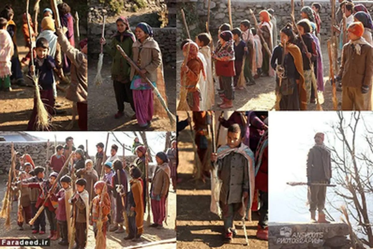 کودکان سوار بر جاروی پرنده!/تصاویر