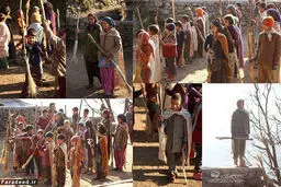 کودکان سوار بر جاروی پرنده!/تصاویر