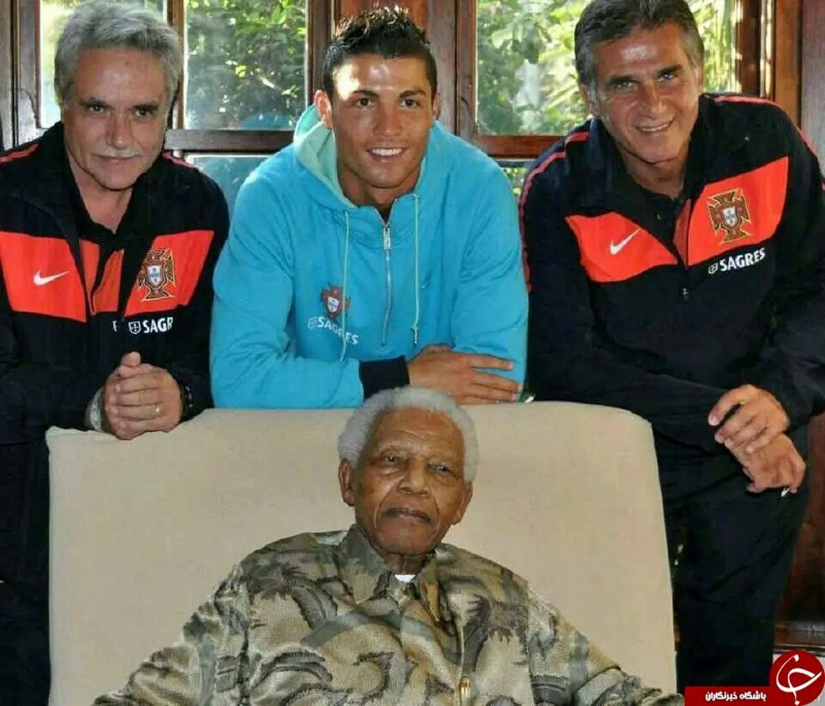 کی روش، رونالدو و نلسون ماندلا در یک قاب