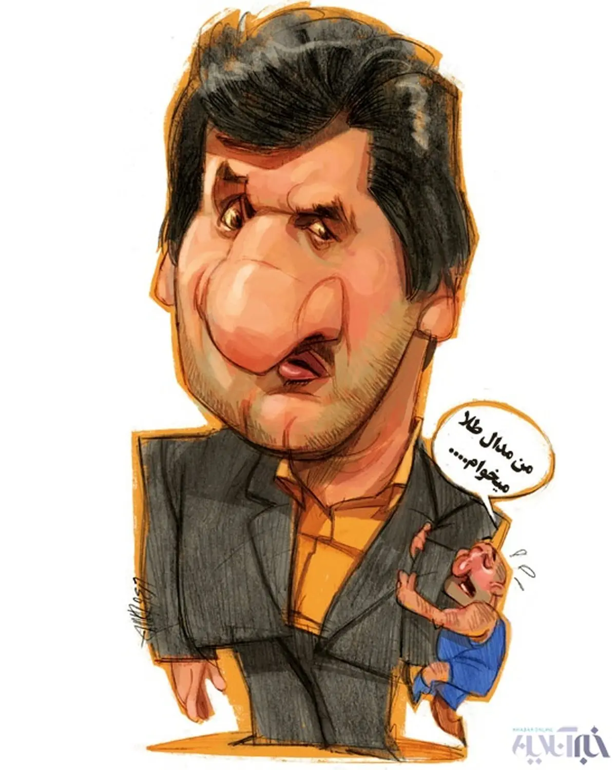 کاریکاتور/ رسول خادم در لاس وگاس!